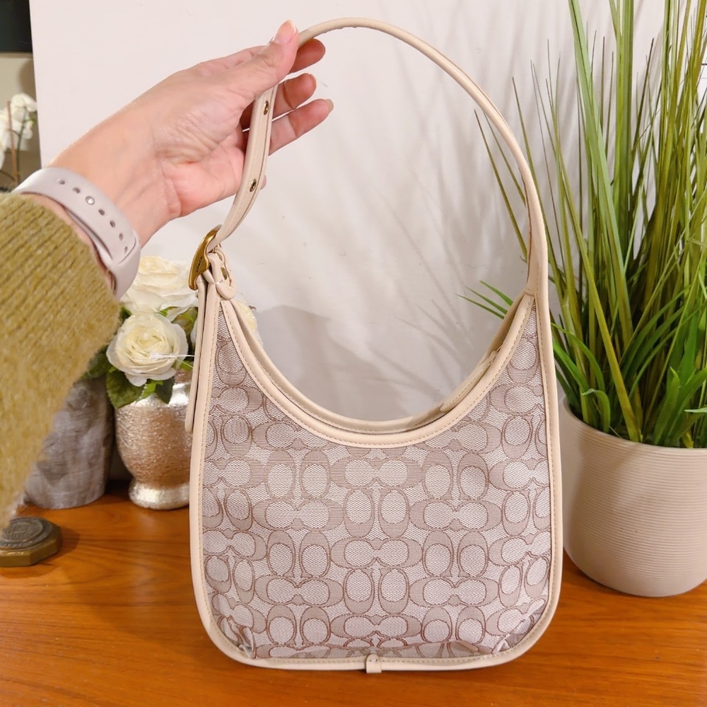 Coach 1941 Originals Ergo Shoulder Bag in Signature Jacquard C2588 Stone Ivory - Picture 2 of 13